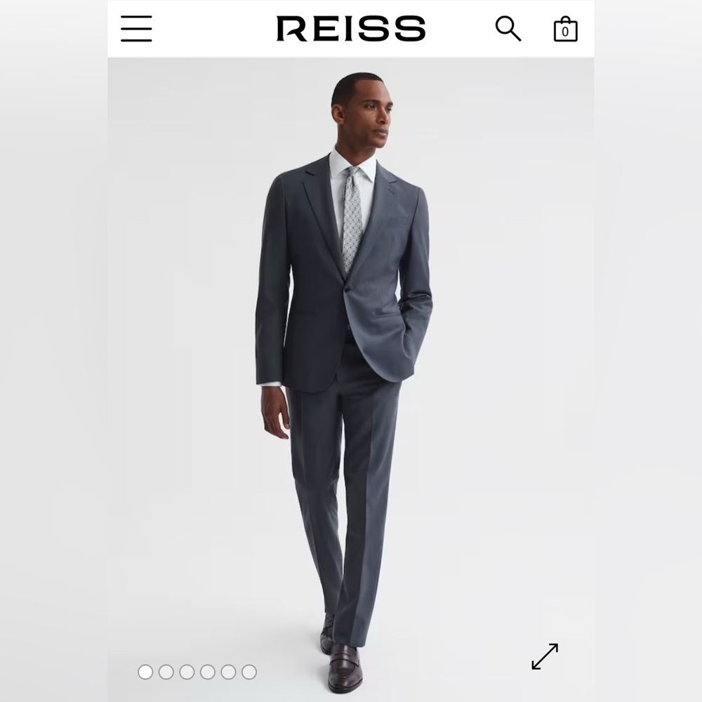 REISS Midnight Blue Men's Suit